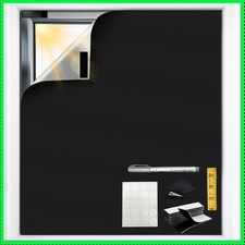 Portable Blackout Curtains 78x57 Inch - Lightweight 57W x 78H, Black Silver