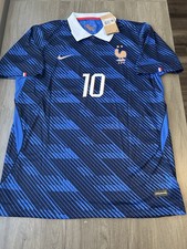 Nike France National Team soccer jersey Kylian Mbappe #10 blue slim fit XXL
