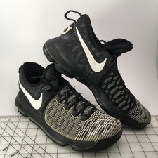 NIKE Zoom KD 9 Oreo Black White Basketball Shoes Sneakers 843392-010 Mens 10.5