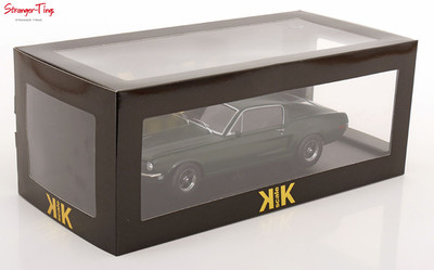 KK Scale Ford Mustang GT Fastback 1968 Flat Green Bullitt Movie 1:18