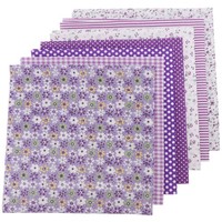 7 Pcs Bedruckter Stoff Baumwollstoff Zum NäHen FüR Quilten NäHzubehöR