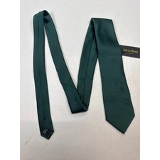 Barry.Wang Green Silk Tie Minimalist Special Occasion Preppy Office NWT