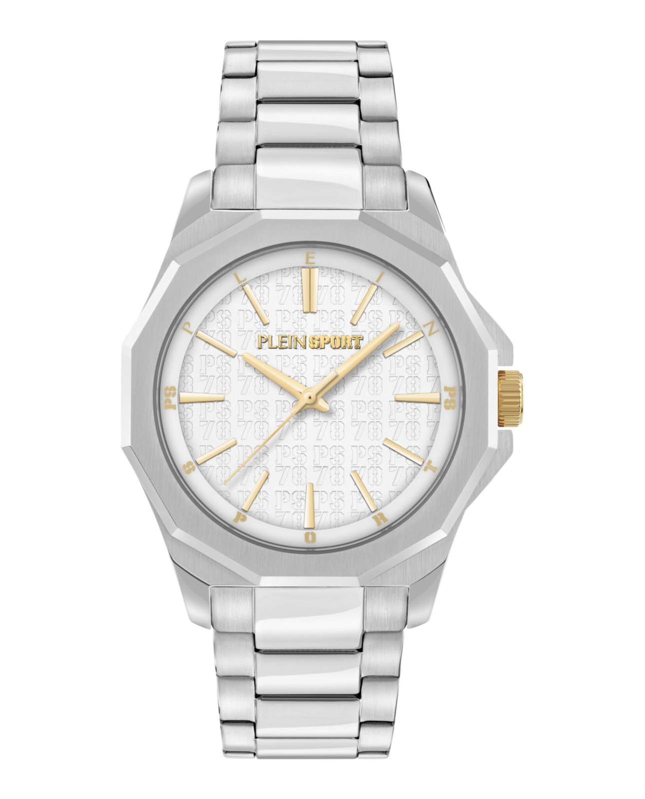 Plein Sport Mens  Stainless Steel 42mm Bracelet Fashion Watch