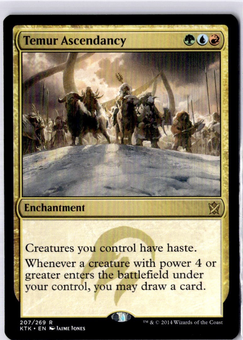 Temur Ascendancy Commander: Tarkir: Dragonstorm Regular NM R 207/269