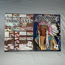 Walter Foster Vintage Art Books Lot Of 2 Indians Of The Northwest
