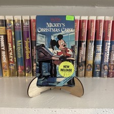 Vintage Walt Disney Mickeys Christmas Carol 1983 VHS Tape