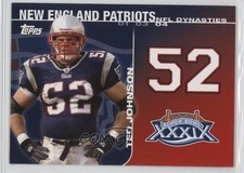 2008 Topps NFL Dynasties Tribute Ted Johnson #DYN-TJ 0q0m