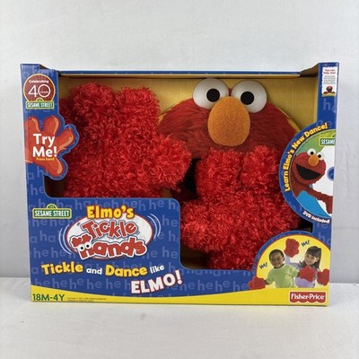 Fisher Price Sesame Street Elmo's Tickle Hands 18M-4Y NEW In Box