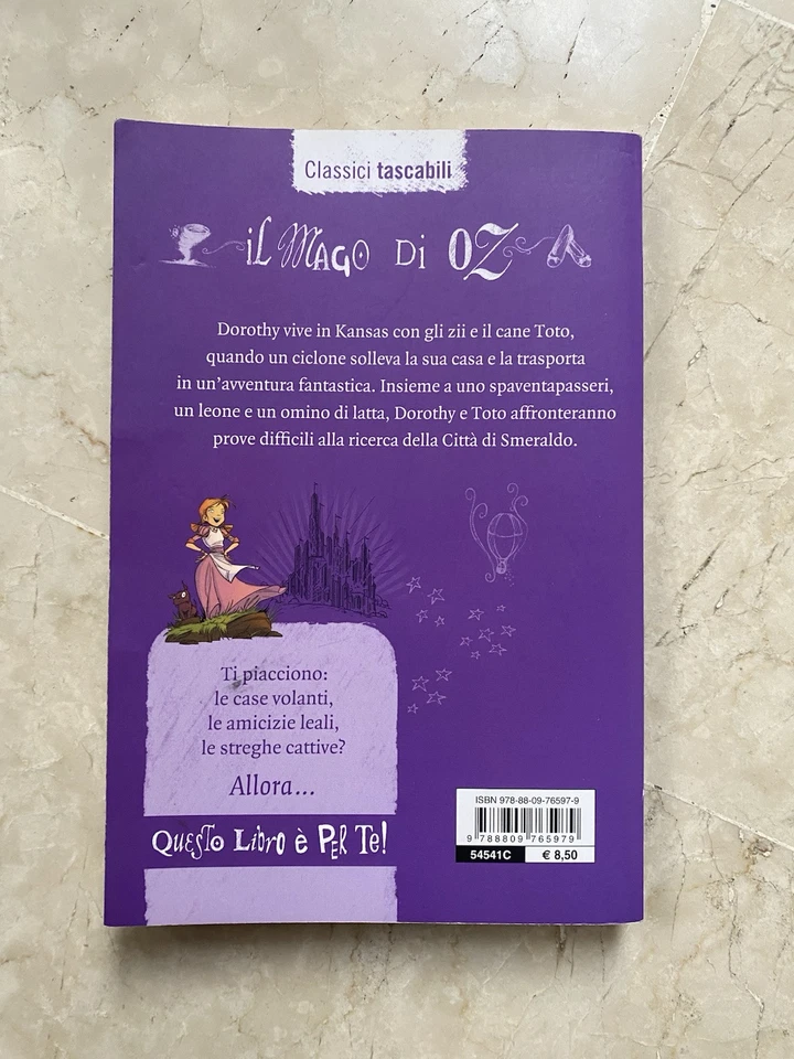 LOTTO 6 LIBRI PER RAGAZZI DELLA COLLANA “CLASSICI TASCABILI” - Immagine 3 di 4