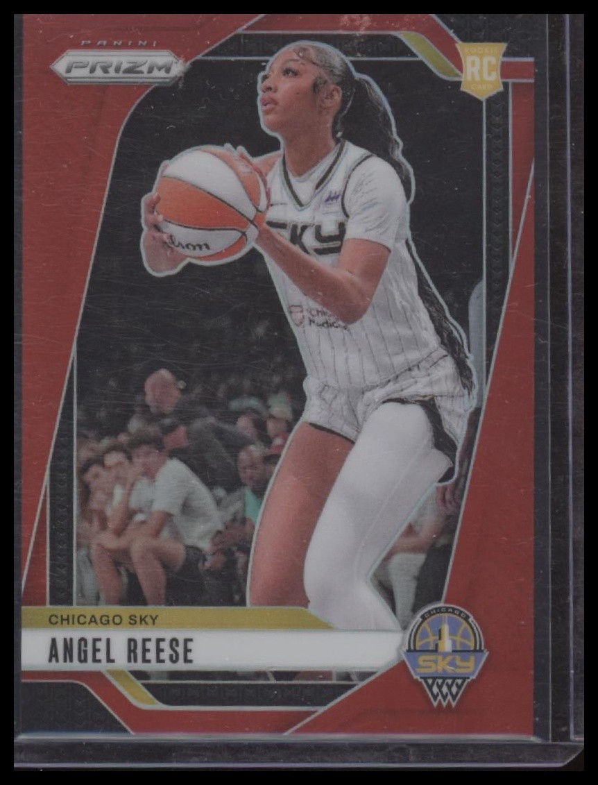 2024 Panini Prizm WNBA #10 Angel Reese Red Prizms #/299