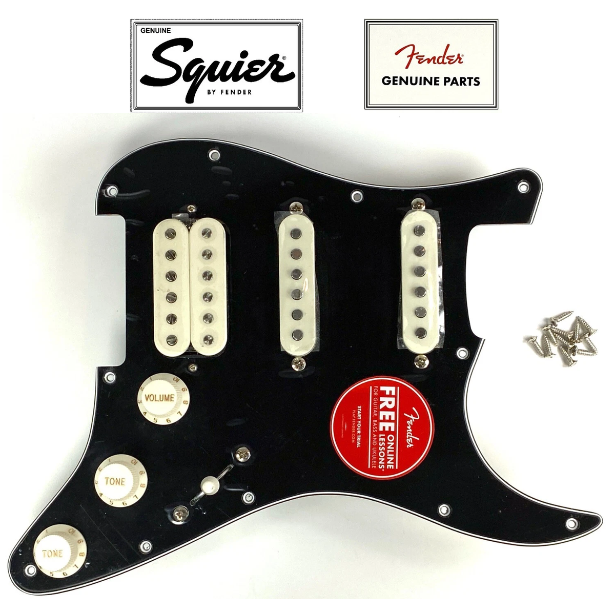 REAL ALNICO Fender Squier CLASSIC VIBE Strat LOADED HSS PICKGUARD