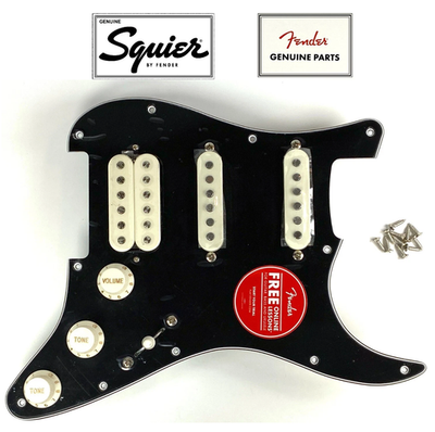 REAL ALNICO Fender Squier CLASSIC VIBE Strat LOADED HSS PICKGUARD