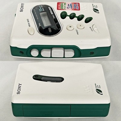 SONY WM-FX202 2002 Radio Walkman Green Vintage Cassette Player