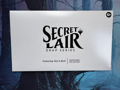 Magic The Gathering MTG Secret Lair Not A Wolf Werewolf ENG Traditional Foil