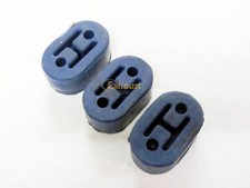 3 X Hohe Dichte Sport- Auspuff Aufhängung Halterung Gummi Schwarz Unterstützung