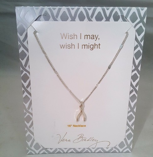WISH BONE RHINESTONE NECKLACE 