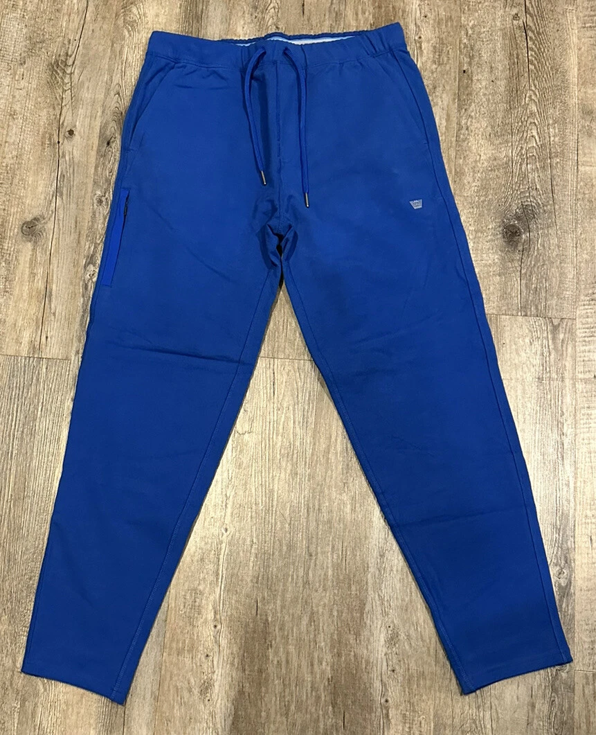 NEW! Mack Weldon Ace Sweatpants Coolant Blue Mens Size Medium M -  Discontinued