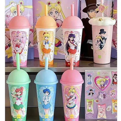 Sailor moon eternal The Film Limitata Coppa Con Cannucce Anime Manga Nuovo - Picture 3 of 4