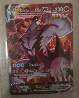 Single Strike Urshifu VMAX #168/163 Battle Styles Pokemon Card