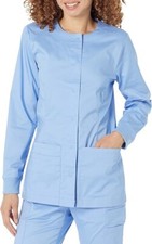 Medical Hospital Nursing Long Sleeve, Top Scrub Jacket for Women XL