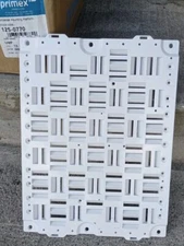 PRIMEX UNIVERSAL MOUNTING  PLATE PLATFORM 125-0770 Single White  13.7 x 10