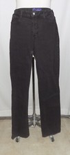 Not Your Daughter Jeans NYDJ Marilyn Blk Stretch Denim 5-Pocket Straight Leg 14