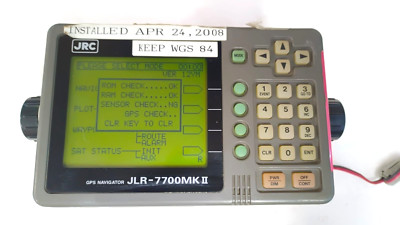JRC DGPS NAVIGATOR JLR-7700 MKII RECEIVER DISPLAY NWZ- 4570 B NNN-4331