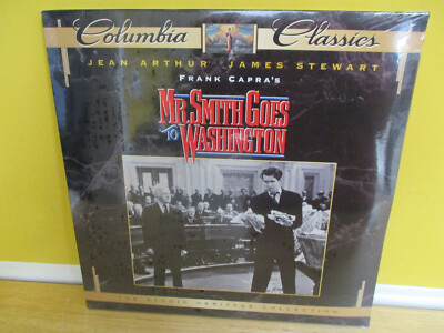 Mr Smith Goes To Washington Laserdisc James Stewart Jean Arthur Brand New Sealed