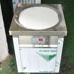 Kolice Commercial ETL rolled ice cream machine fried ice cream machine 22" pan