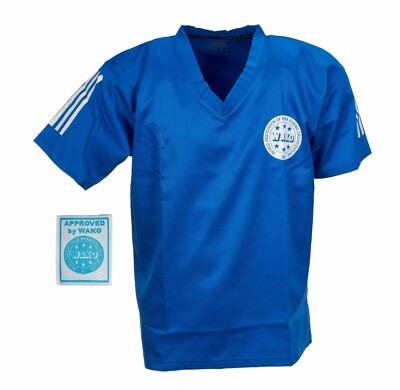 adidas Kickbox-Point Fighting Shirt blau adiPFT1 - Kickboxen T-Shirt Kickboxing