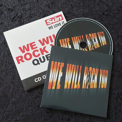 #ad QUEEN We Will Rock You The Sun PROMO CD Single 2002 GBP 7.99