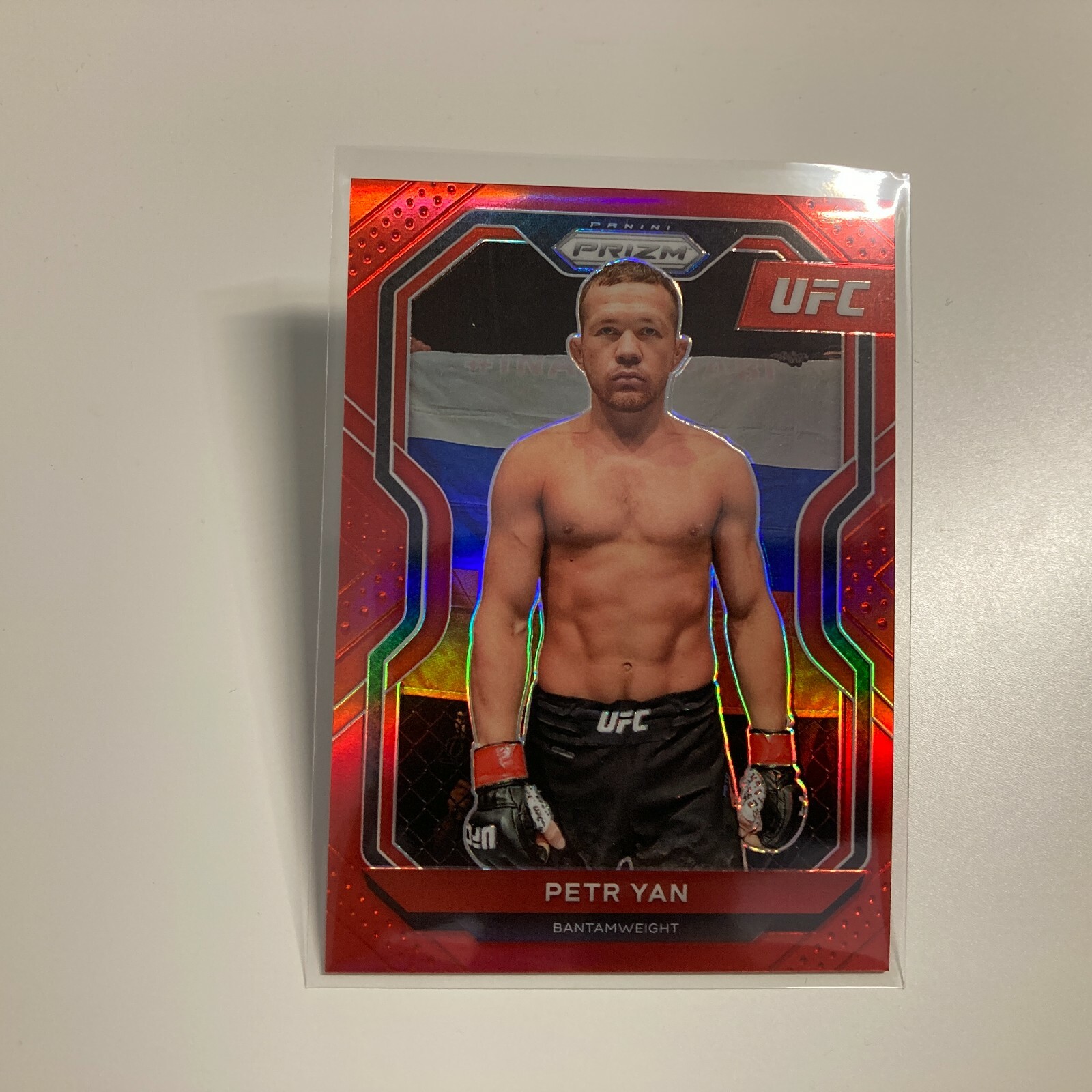 Petr Yan 2021 Panini Prizm UFC Red Refractor Card 205/275 #79