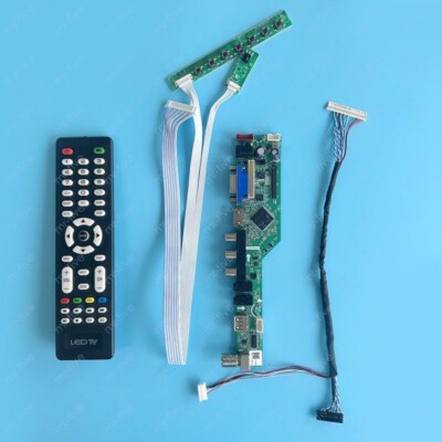 For HSD121PHW1-A01/A03 Screen LVDS 30 Pin 1366x768 USB AV VGA HDMI Driver Board
