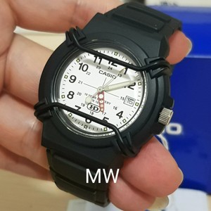 casio white face watch