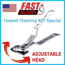 Stainless Professional Extra Large Toe Nail Clippers For Thick Nails Heavy Duty