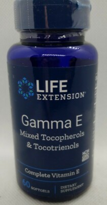 Life Extension Gamma E Mixed Tocopherols & Tocotrienols, 60 softgels
