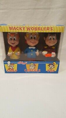 2000 FUNKO POP WACKY WOBBLER KELLOGGS SNAP CRACKLE & POP RICE KRISPIES AD ICONS | eBay