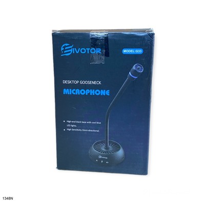 EIVOTOR PC USB Mikrofon mit 3 USB-Buchse Desktop Computer Microphone