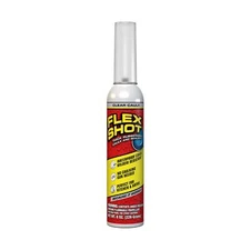 Flex Shot Clear 8Oz Rubber Adhesive Sealant Caulk No Gun Required Easy Use