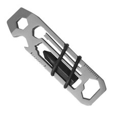 Mini EDC Multitool Allen Wrench Ratchet Screwdriver Tool Bottle Opener Portable