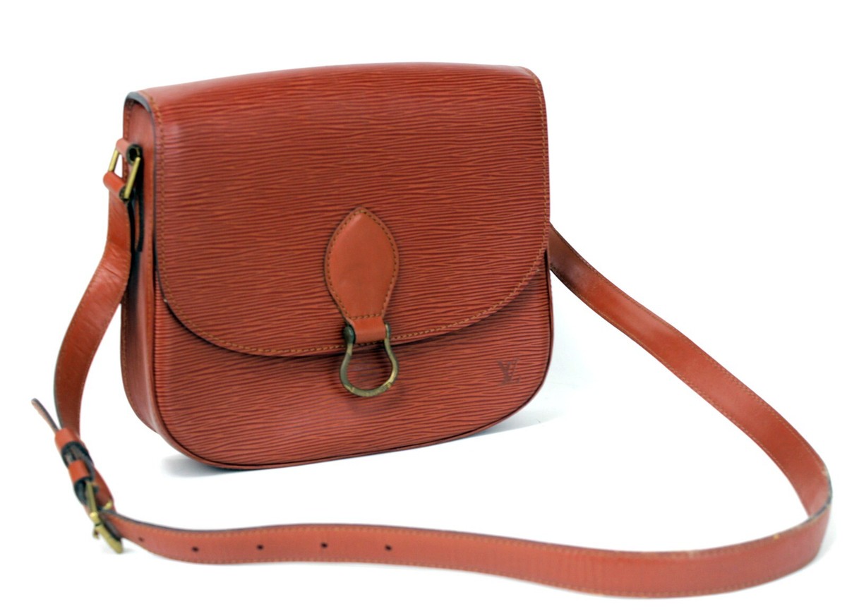 LOUIS VUITTON Saint Cloud Brown Epi Crossbody Bag Shoulder Bag