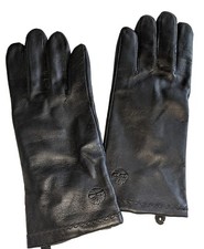 Ladies Timberland Leather Gloves,Black, Small