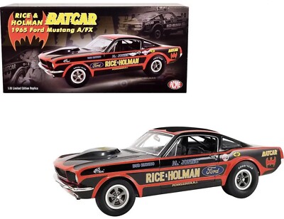 Acme 1/18 Scale 1965 Ford Mustang A/FX Bat Car Rice & Holeman'' NIB