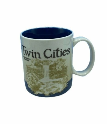 Starbucks Coffee mug cup collectible Twin Cities global icon 16oz city skyline 