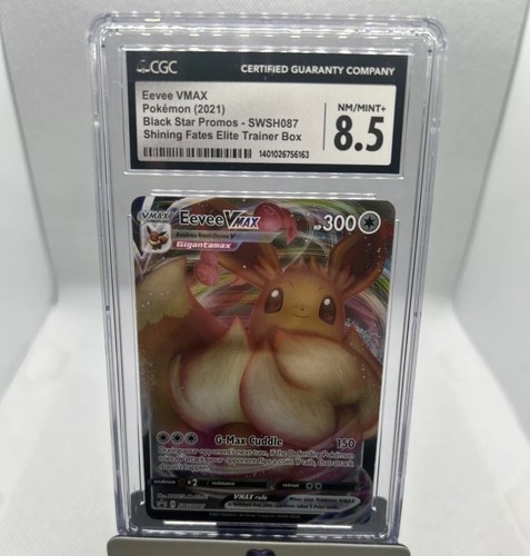EEVEE VMAX 1 2021 POKEMON SWSH BLACK STAR PROMOS - Graded CGC 8.5 🔥