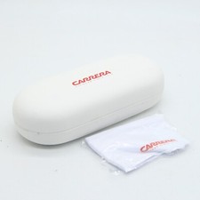 NEW CARRERA WHITE AUTHENTIC SUNGLASSES EYEGLASSES OPTICAL CASE ONLY