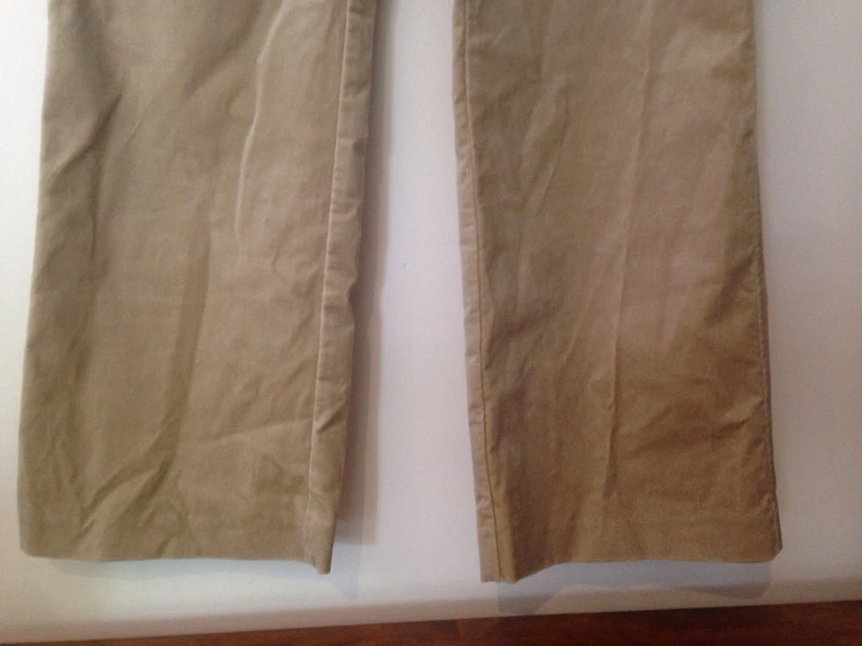 PANTALONES INFORMALES MUJER GEORGE GAMUZA TACTO BRONCEADO TALLA 12 L32 DE MARK EISEN NUEVOS CON ETIQUETAS Foto 3 de 4