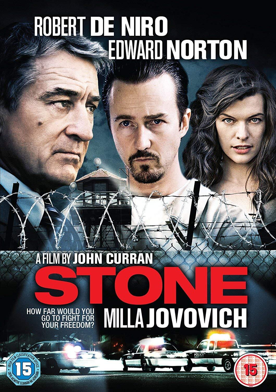Stone (DVD) Robert De Niro Edward Norton Milla Jovovich