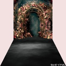 10'x20'Flower Wedding Party Scenic Microfiber Fabric background backdrop BHF1795