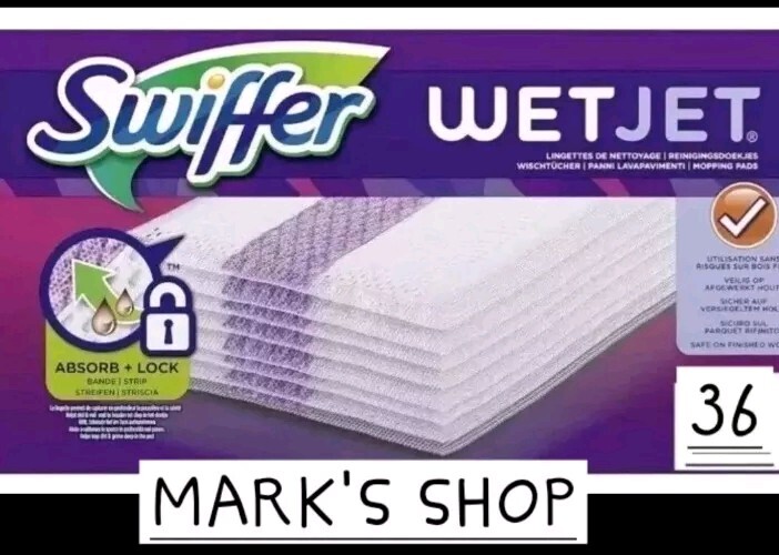 Swiffer WetJet Lavapavimenti Panni Lavapavimenti, 20 Panni, per Swiffer WetJet Scopa Elettrica Senza Fili, per lo Sporco Profondo, Ottimale per una Pu | Leroy Merlin